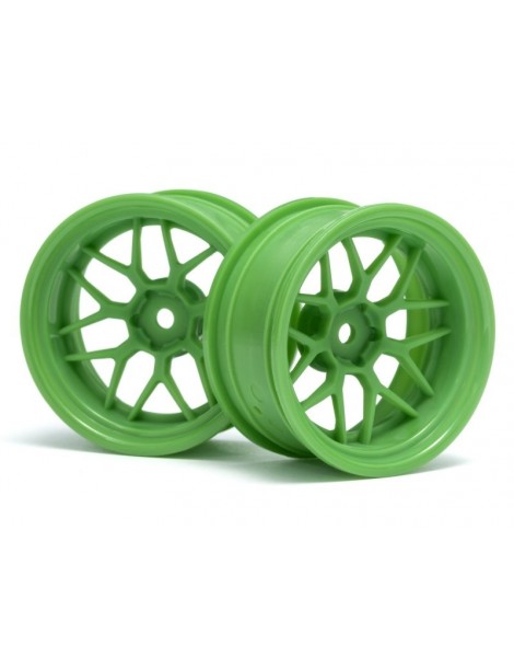 TECH 7 WHEEL GREEN 52X26X+9MM OFFSET (2PCS)