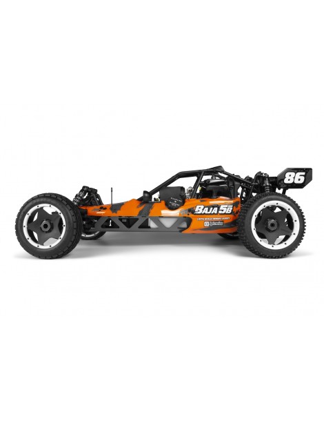 Baja 5B Gas Buggy Clear Body
