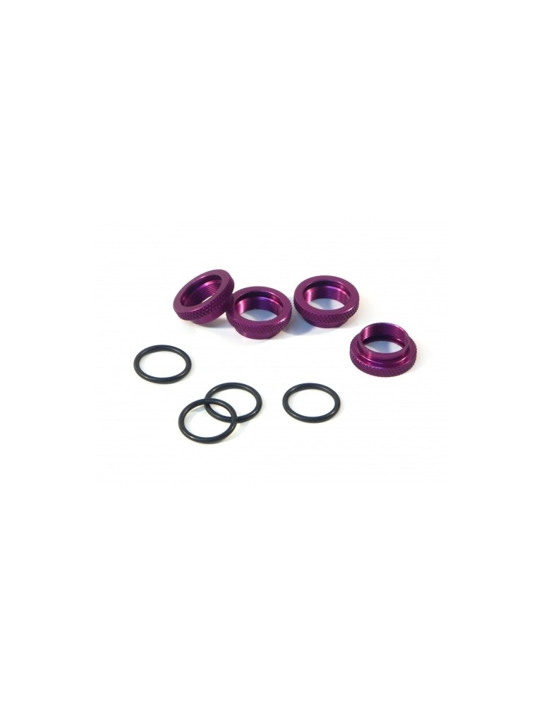Shock spring adjust nut purple