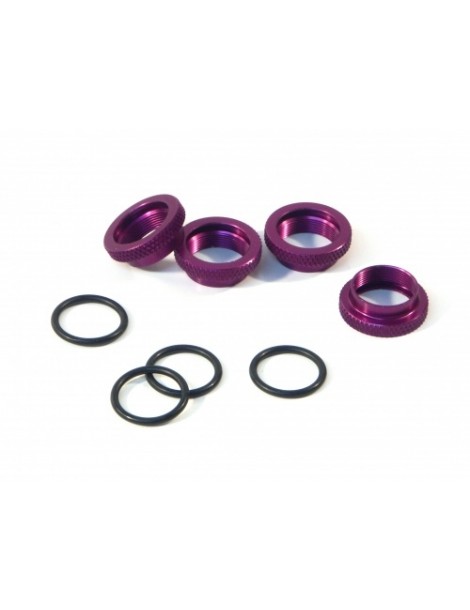 Shock spring adjust nut purple