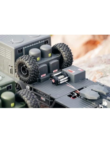 HobbyPlus CR-18P Terranaut 8x8 AWS žalias RC kopimo modelis su LED šviesomis