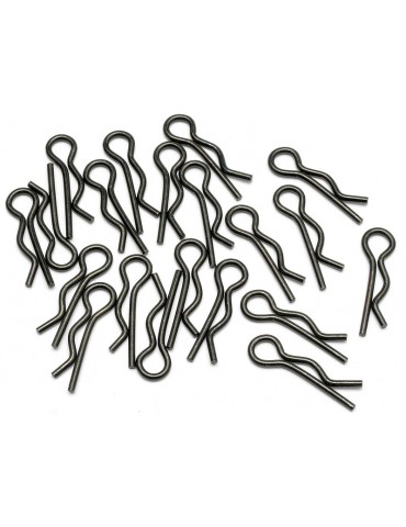 Body Pin 8mm Black (20pcs)