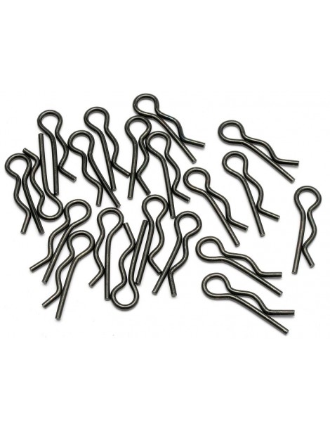 Body Pin 8mm Black (20pcs)