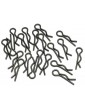 Body Pin 8mm Black (20pcs)