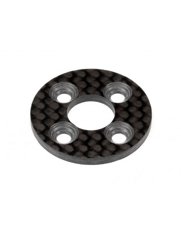 Spur gear support plate woven graphite