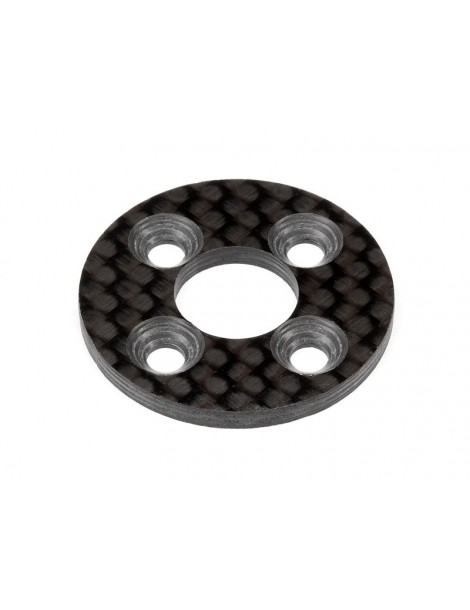 Spur gear support plate woven graphite