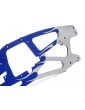 FLAMED TVP CUSTOM CHASSIS SILVER/BLUE/2PCS/SAVAGE