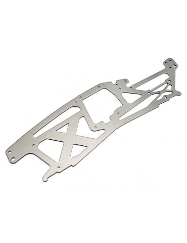 MAIN CHASSIS 2.5MM/SAVAGE X GREY/LEFT