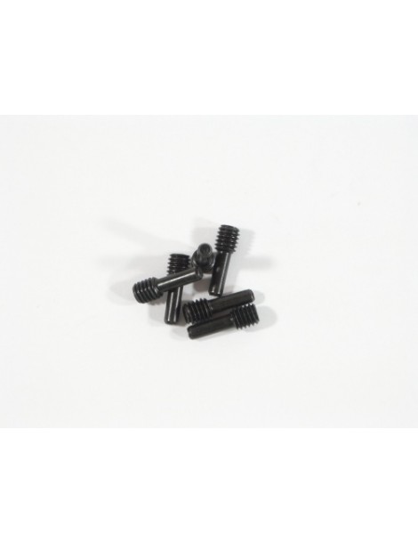 SCREW SHAFT M4x2.5x12mm (BLACK/6pcs)
