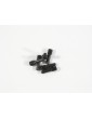 SCREW SHAFT M4x2.5x12mm (BLACK/6pcs)