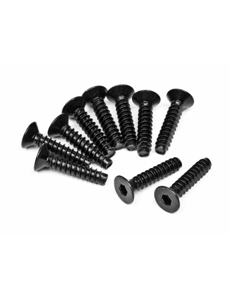TP. Flat Head Screw M4X18mm (Hex Socket/10pcs)