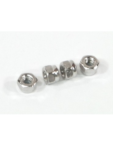 NYLON NUT M2.6 (SILVER/4pcs)