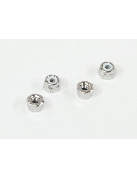 NYLON NUT M2.6 (SILVER/4pcs)