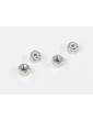 NYLON NUT M2.6 (SILVER/4pcs)