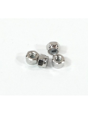 NYLON NUT M2.6 (SILVER/4pcs)