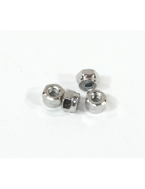 NYLON NUT M2.6 (SILVER/4pcs)