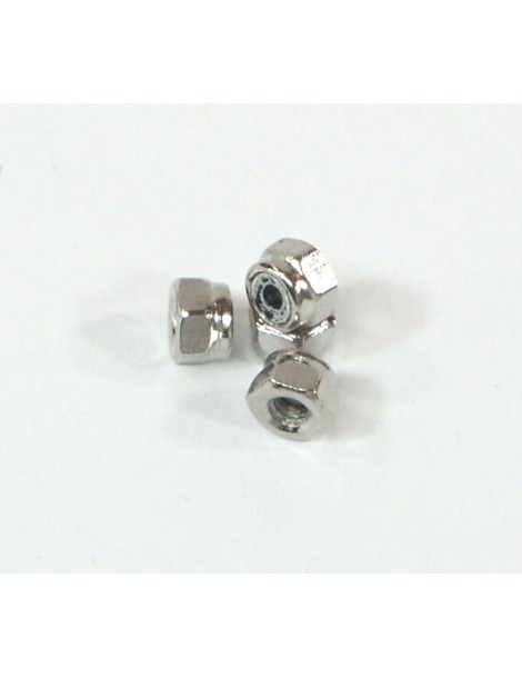 NYLON NUT M2.6 (SILVER/4pcs)