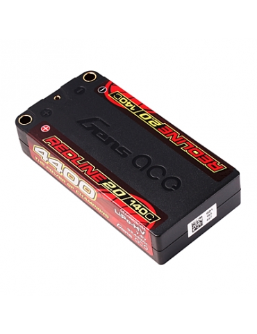 Gens ace Redline 2.0 Shorty LCG 4400mAh 7.6V 2S 140C HV LiPo akumuliatorius