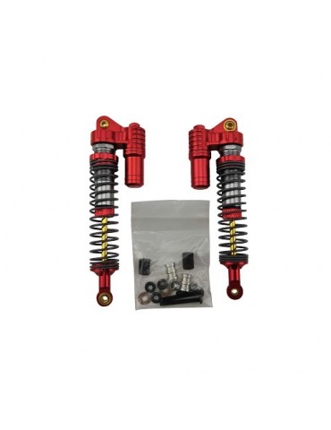 1/10 Crawler Shocks W/Faux Reservoir 110mm, Black, 2 Pcs.