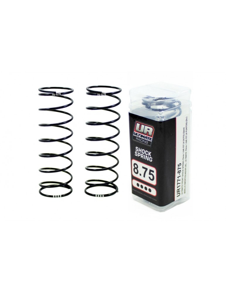 Ultimate Front Shock Spring 70mm 1.6/8.75T, 2 Pcs.