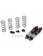 Aluminum Big Bore Go 80mm Damper Set 2pcs for 1/10 RC Offroad Buggy Black