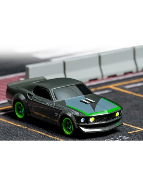 HPI nano-TTR 1969 Ford Mustang RTR-X 1/64 RC modelis su LED apšvietimu