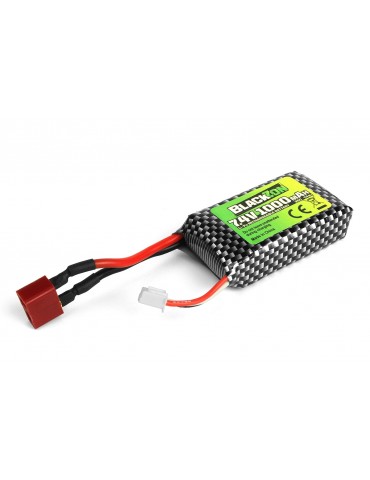 Battery Pack (LiPo 7.4V, 1000mAh), w/T-Plug