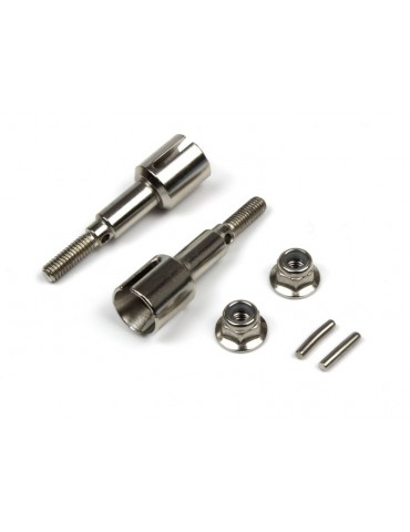 Rear Wheel Axles (Steel/2pcs)