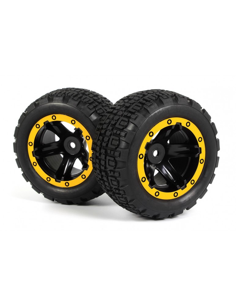Slyder ST Wheels/Tires Assembled (Black/Yellow)