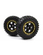 Smyter Desert Wheels/Tires Assembled (Yellow/2pcs)
