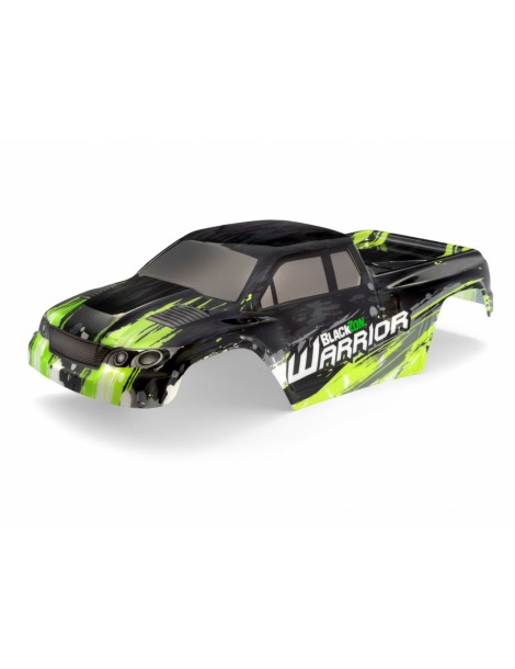 Blackzon Warrior Bodyshell 1/12 (Black/Green)