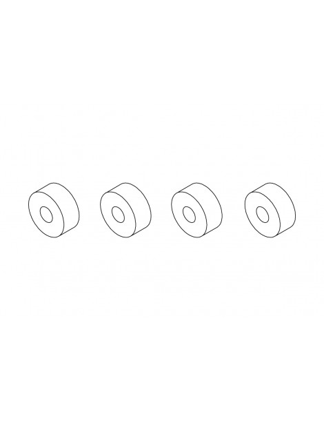 Axle sleeve (Secondary drive shaft) 4pcs