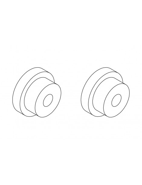 Axle sleeve (Secondary drive shaft) 2pcs