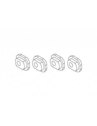 Axle sleeve (Rear wheel) 4pcs