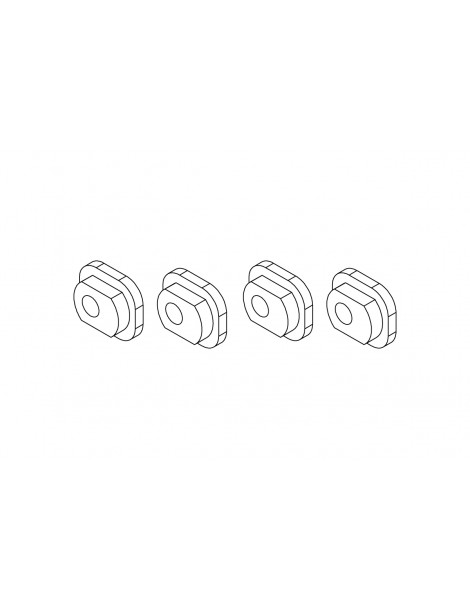 Axle sleeve (Rear wheel) 4pcs