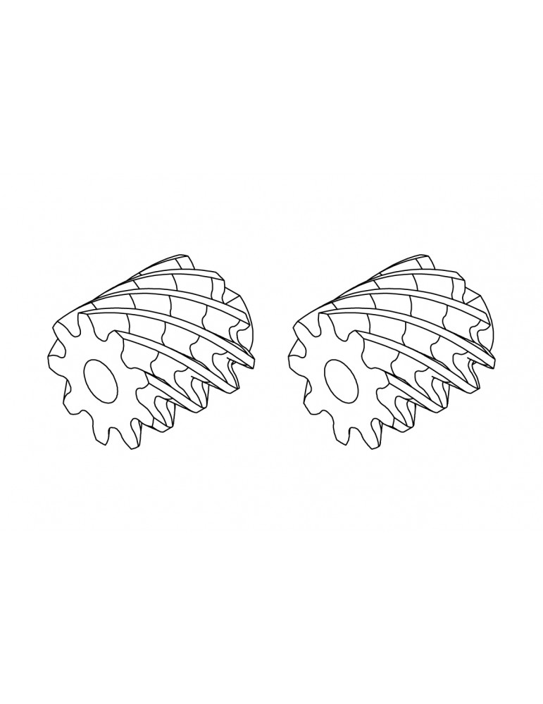 Gear (Rear wheel) 2pcs