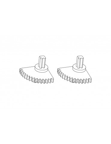 Fan teeth 2pcs