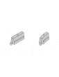 Plastic Cement Barrier(Grey) 50pcs 45pcs straight,5pcs bent