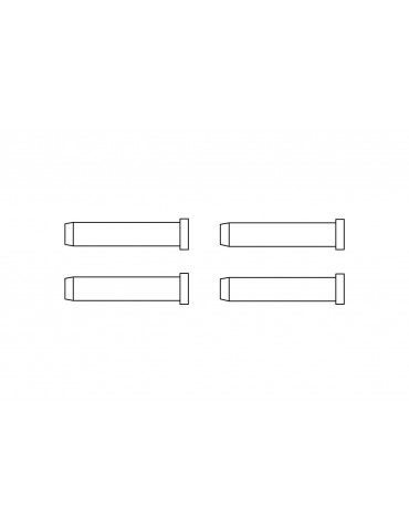 Front wheel fixed shaft 4pcs
