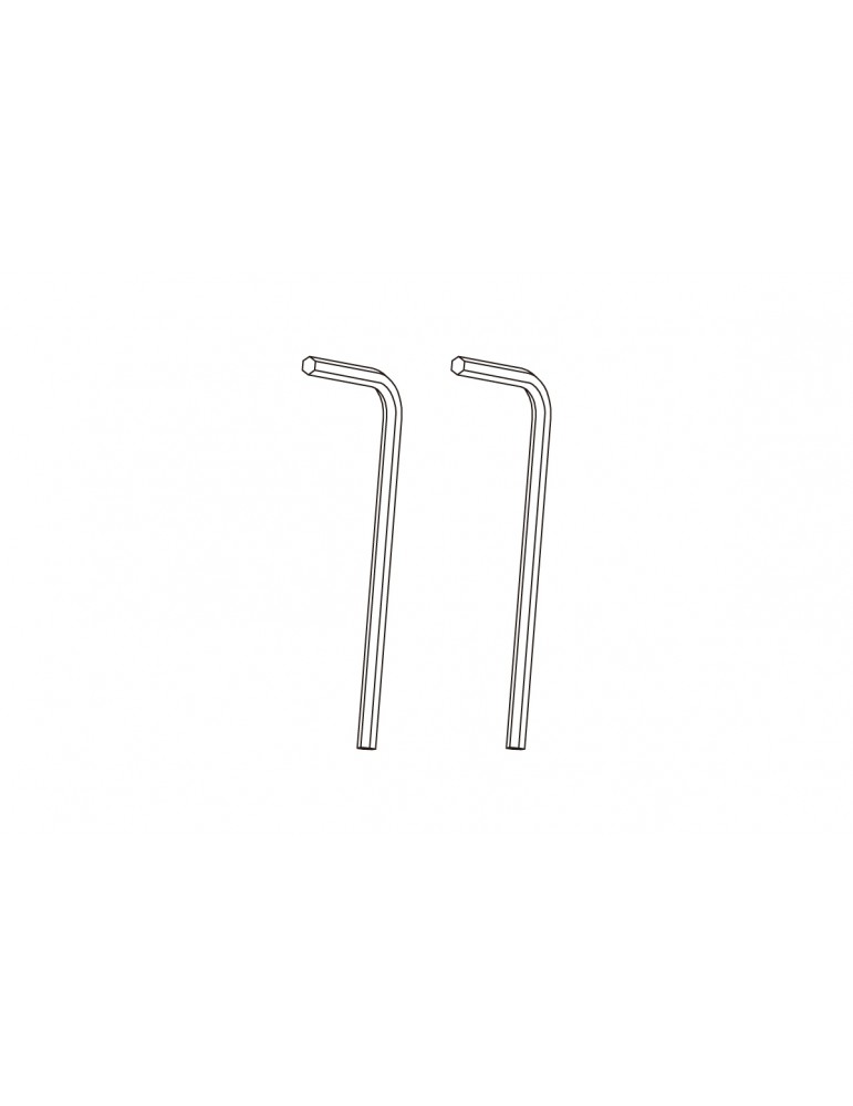 Hexagon screwdriver 2pcs