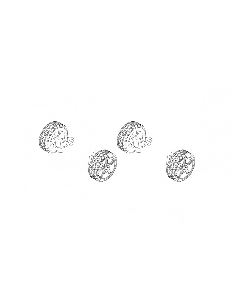 Left and Right Front Wheels *2sets