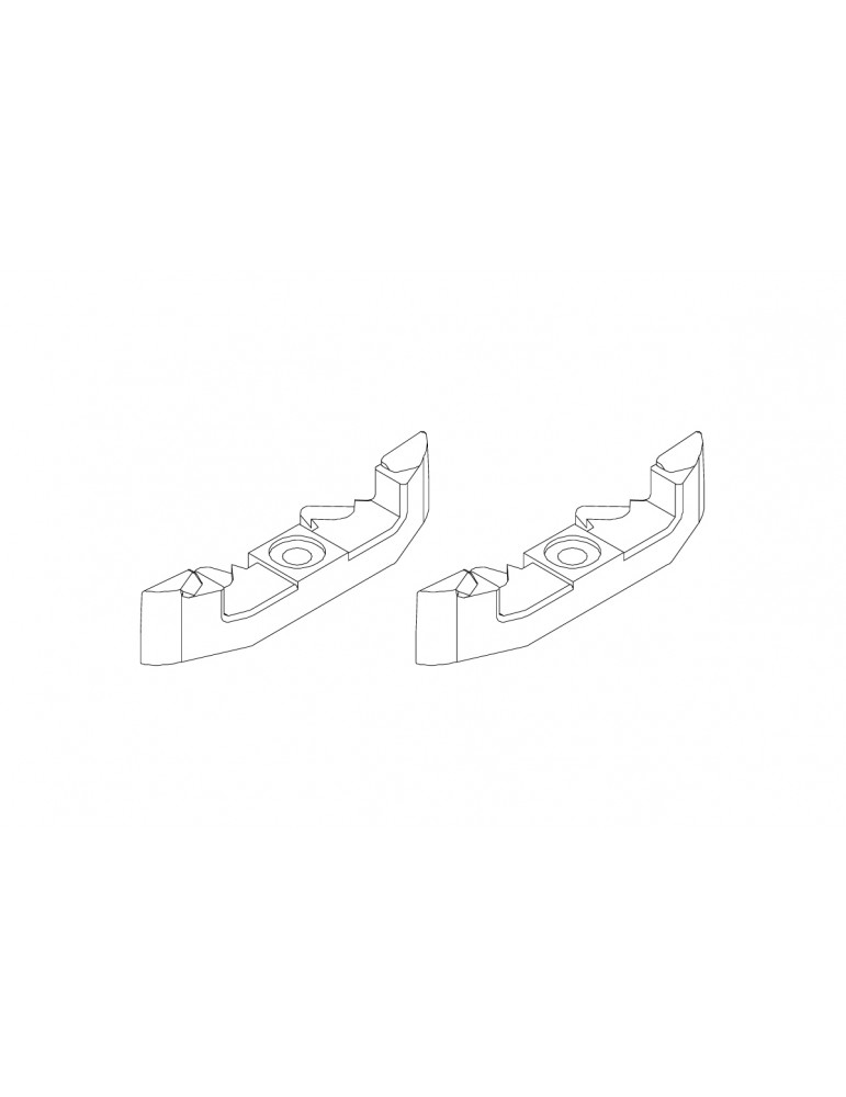 Metal headlight fixing base *2pcs