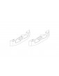 Metal headlight fixing base *2pcs