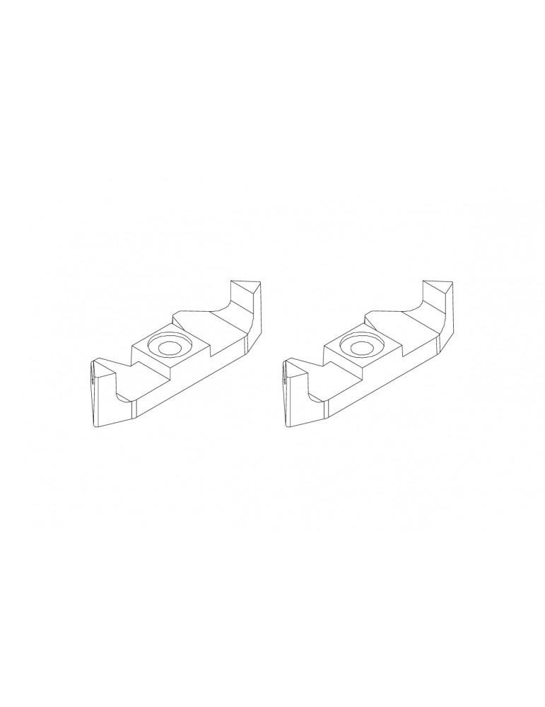 Plastic headlight fixing seat *2pcs