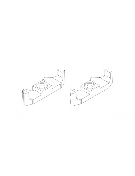 Plastic headlight fixing seat *2pcs