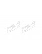 Plastic headlight fixing seat *2pcs