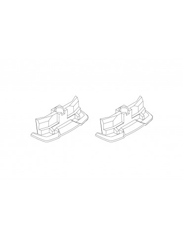 Plastic headlight fixing seat *2pcs