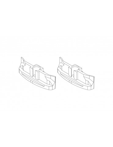 Metal headlight fixing base *2pcs