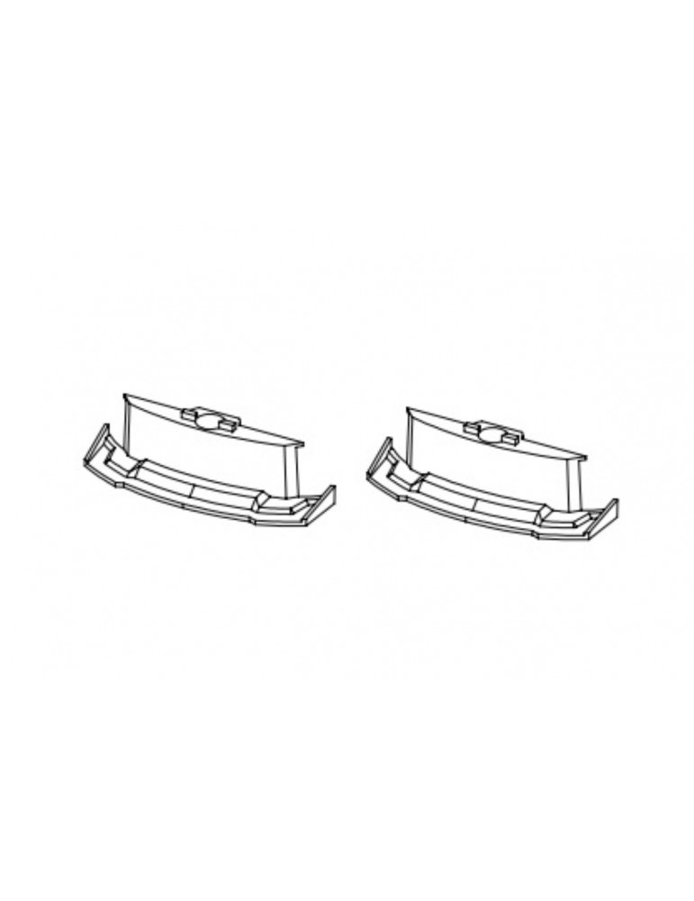 C75 Spare front spoiler 2pcs