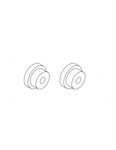 C75 Gear axle sleeve 2pcs